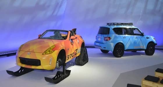 بالصور.. انطلاق نيسان 370Zki وأرمادا سنو باترول في شيكاغو