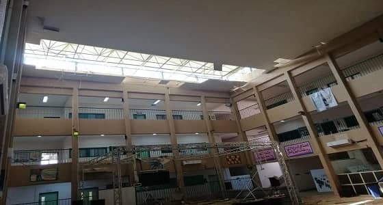 إخلاء مدرسة بعد سقوط أجزاء من السقف بالقنفذة