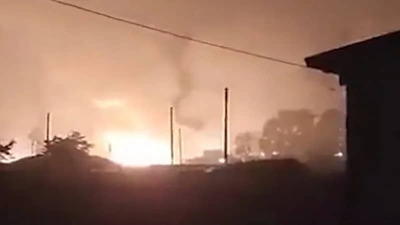 شاهد.. لحظة تحطم كارثي لصاورخ بعد إطلاقه