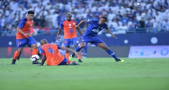 بالصور.. الهلال يفوز على الفيحاء بهدف دون رد