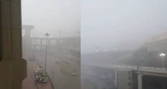 تحذير للحجاج من الدفاع المدني عقب هطول أمطار غزيرة على المشاعر المقدسة