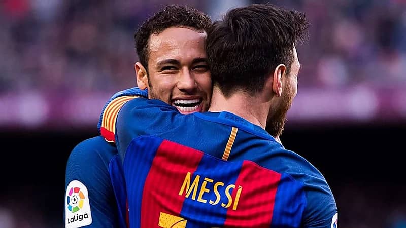 نيمار "يسخر" من لقطة ميسي في مباراة مانشستر سيتي