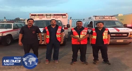 بالصور.. " هلال الباحة " يشارك في فعاليات " دراجتي برؤيتي "