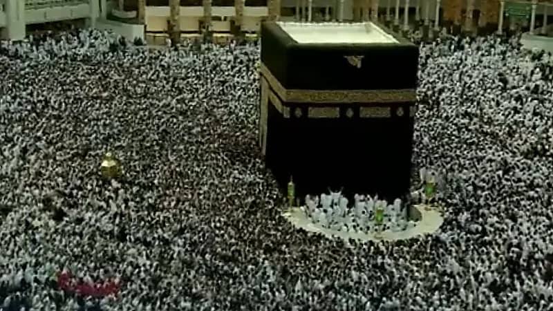 بالفيديو.. مشهد يخطف الأنظار والقلوب لأفواج المعتمرين فجر اليوم