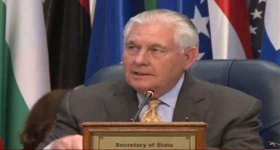 تيلرسون: التحالف الدولي دحر داعش في 98% من أراضيه