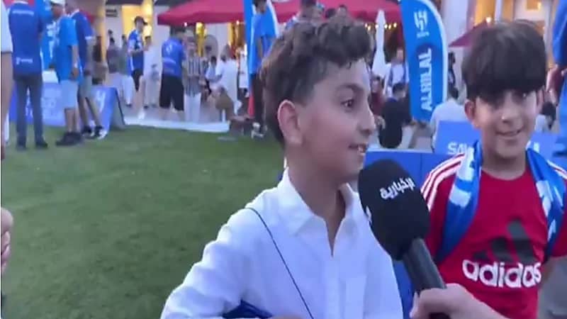 طفل هلالي يتمنى خماسية في شباك ريال مدريد.. فيديو