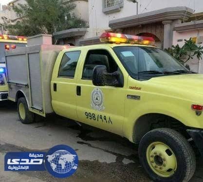 تماس كهربائي يحرق منزل في القطيف