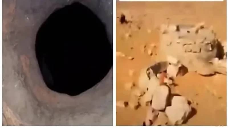 بالفيديو.. تسجيل أصوات مرعبة داخل بئر غامض