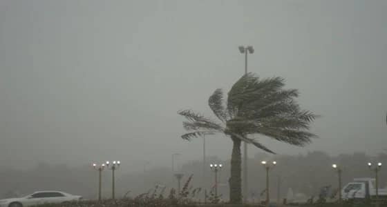 سحب رعدية مصحوبة برياح نشطة على الرياض