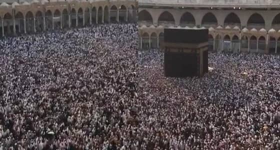 بالفيديو.. امتلاء صحن الكعبة بالكامل في عُمرة لأول مرة في التاريخ
