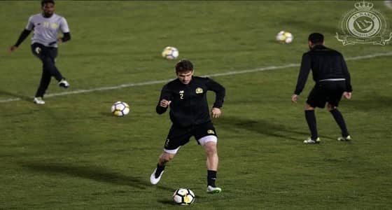 بالصور.. النصر يواصل تدريباته استعدادًا لمواجهة الهلال