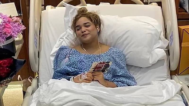 دخول مشاعل الشحي المستشفى