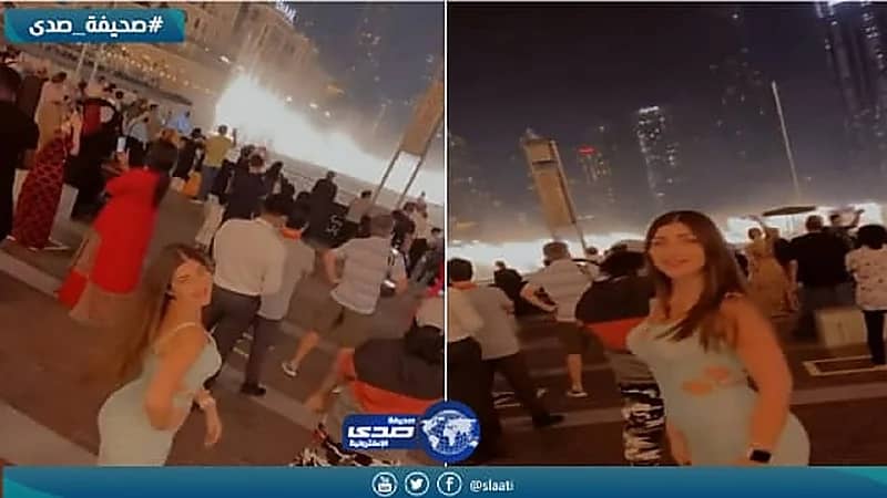 شاهد.. فتاة عراقية في دبي تندمج مع عبدالمجيد عبدالله