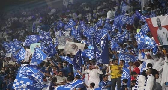 بالفيديو.. جماهير الهلال تردد " كلنا مع تركي " بمباراة الزمالك
