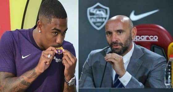 روما يعتذر للجماهير بسبب مالكوم.. ويفتح النار على برشلونة