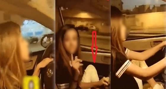 طفلة تثير الجدل بقيادتها المتهورة للسيارة ومطالبات بمحاسبة أهلها