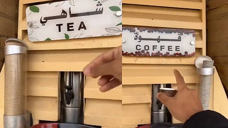 فيديو..مواطن يوفر شاهي وقهوة وتمر "سبيل" في الزلفي