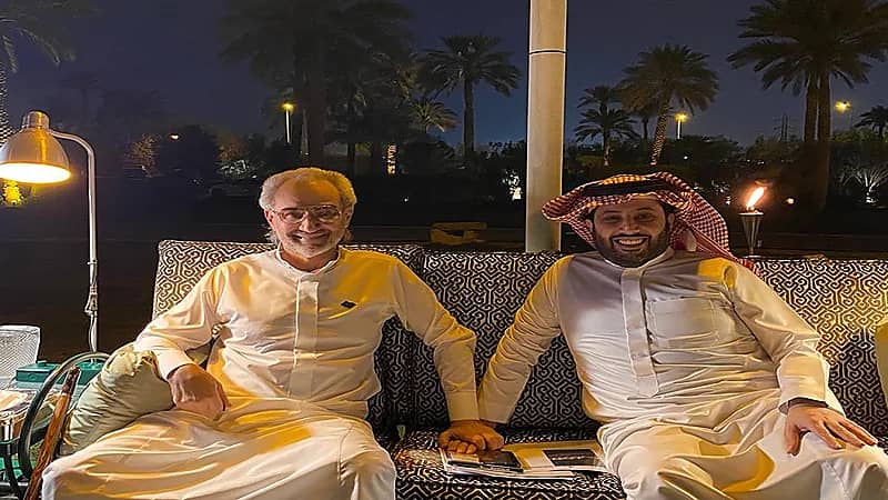 تركي آل الشيخ في ضيافة الأمير الوليد بن طلال