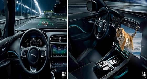 " جاكوار لاند روڤر " تفاجئ الركاب بتجربة ثلاثية الأبعاد داخل السيارة