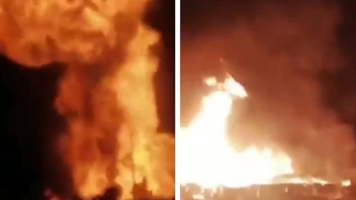 انفجار عنيف داخل ورشة لتعبئة الغاز جنوبي إيران .. فيديو