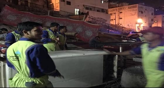 بالصور.. بلدية المسفلة بمكة تنفذ حملة تفتيشية لإزالة العشوائيات