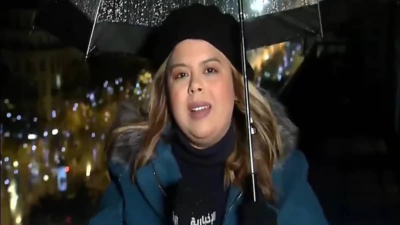 بالفيديو.. طلقات نارية تفاجئ مراسلة "الإخبارية" أثناء نقلها أحداث الشغب في باريس