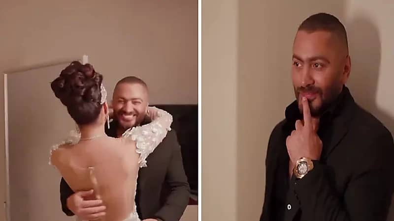 تامر حسني يفاجئ عروسة تونسية من معجباته .. فيديو