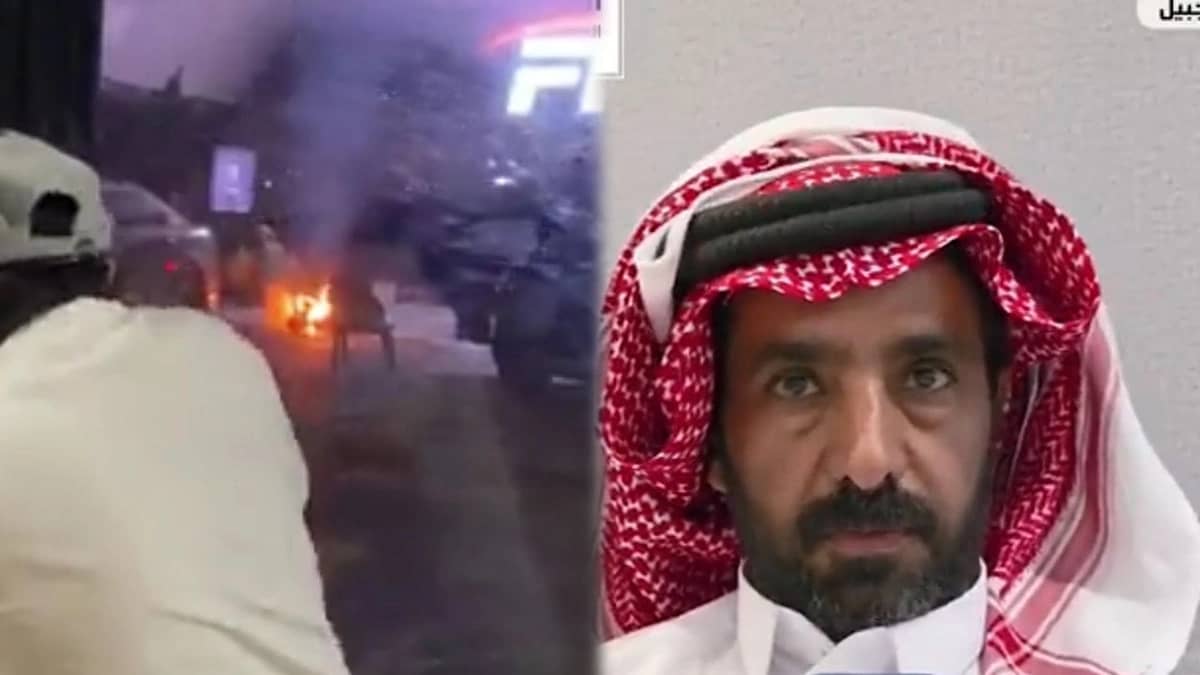 مواطن يروي تفاصيل إنقاذه محلا تجاريا من الاحتراق في ⁧‫الجبيل‬⁩.. فيديو