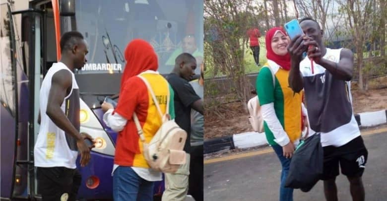 بالفيديو .. ساديو ماني يعتذر لصحفية مصرية