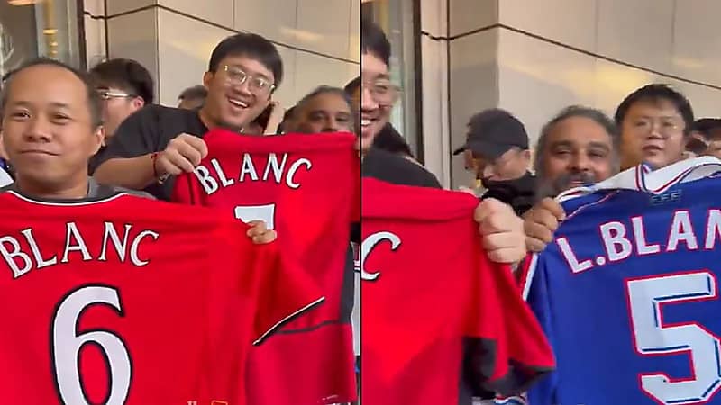 صينيون يحملون قميص وصور بلان في هونغ كونغ .. فيديو