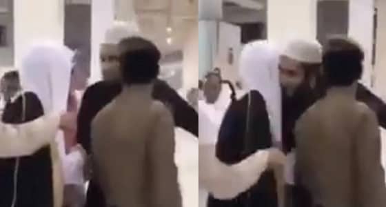 حقيقة الفيديو المنسوب لمنتحر الحرم وهو يسلم على إمام المسجد