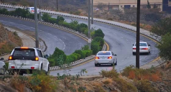 أمطار على منطقة الباحة