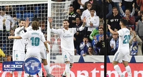 بالصور.. ريال مدريد يفوز بثلاثية علي إيبار