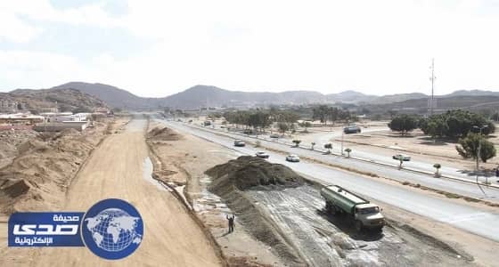 أمانة الطائف: تأهيل طريق وادي وج لتسهيل التدفق المروري