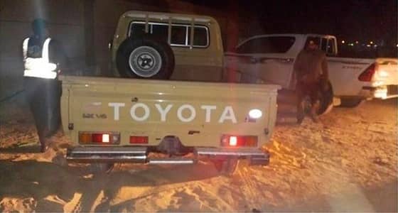 مرور القريات يقبض على مفحط مخالف بزفة عريس في شارع عام