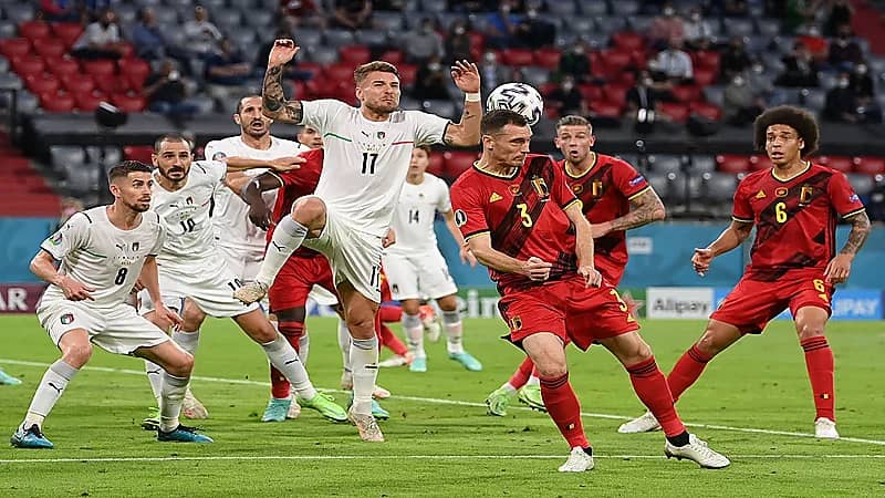 إيطاليا تهزم بلجيكا بثنائية وتواجه إسبانيا في نصف نهائي اليورو