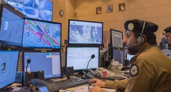 بالفيديو.. مركز القيادة والسيطرة للامن العام يتابع الحالة الأمنية للحجاج