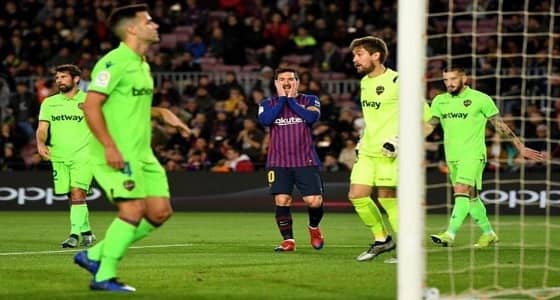 برشلونة يُسقط ليفانتي بثلاثية ويتأهل إلى ربع نهائي كأس الملك
