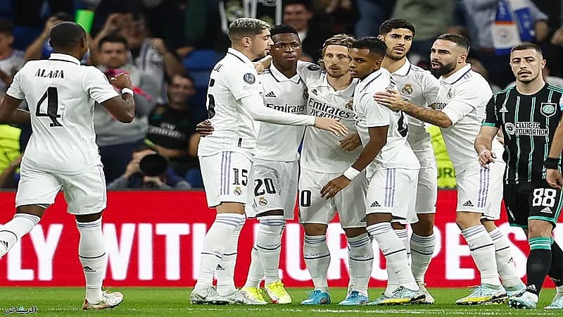 ريال مدريد يتغلب على سيلتيك بخماسية
