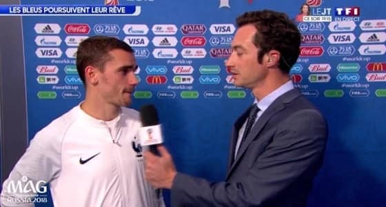 غريزمان يكشف سبب عدم احتفاله بهدفه في شباك أوروغواي