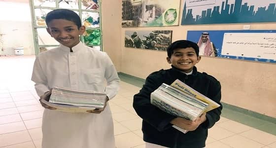 بالصور.. طلاب جدة في أول يوم دراسي
