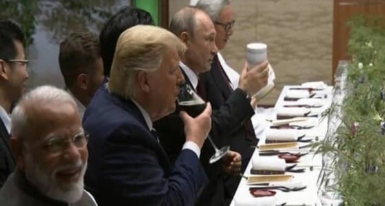 عادة أم خوف.. قصة كوب " بوتين " في قمة العشرين الذي استدعى تدخل الكرملين