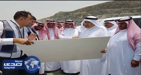 البار يتفقد مشاريع الطريق الدائري الرابع بمكة