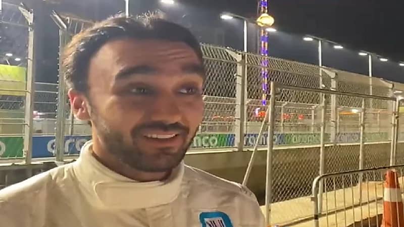 ردة فعل وزير الرياضة بعد قيادة فورمولا 1