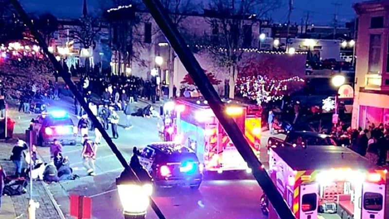 مشهد مروع لحادث دهس جماعي متعمد في أمريكا