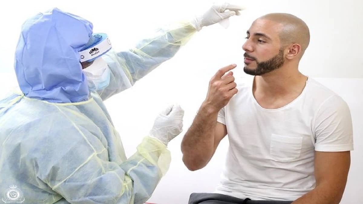 تأكد إصابة أمرابط بـ " كورونا " والنصر يقرر عزله بعد رفضه للنتيجة