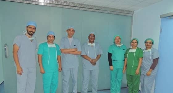 انقاذ شاب أصيب بنزيف داخلي وتهتك الطحال بمستشفى رجال ألمع