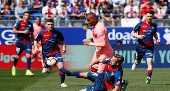 التعادل السلبي يحسم مباراة برشلونة وهويسكا