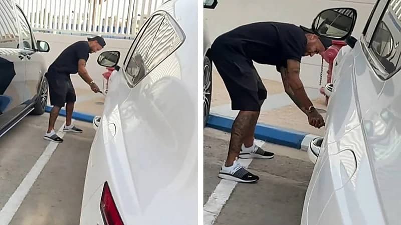 نيمار يقوم بتقطيع كفرات زميله لودي .. فيديو