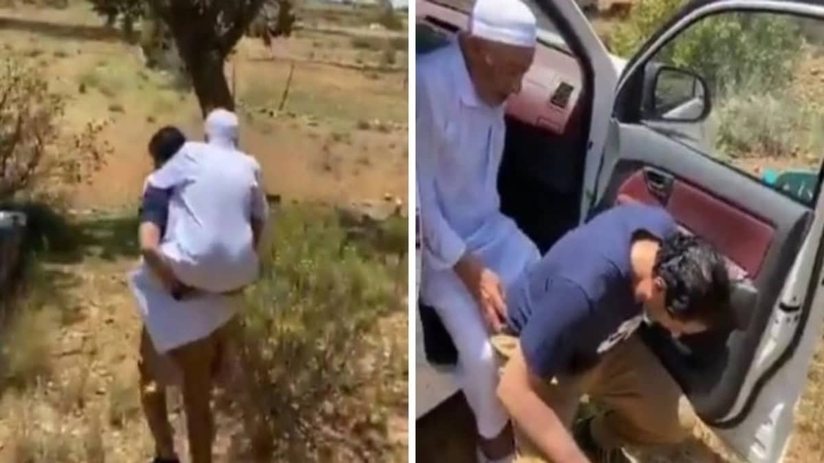 تعليق العداء سعد الأسمري على مقطع حمله لوالده للتنزه بعسير